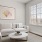 a living room with a couch and a coffee table